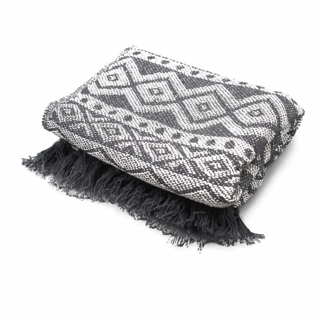 Boho Comfort Throws – Grey Geometric | www.artisangoods.co.uk 6 Boho Comfort Throws – Grey Geometric | www.artisangoods.co.uk 6