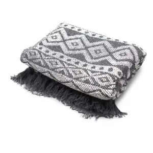 Boho Comfort Throws – Grey Geometric | www.artisangoods.co.uk 6