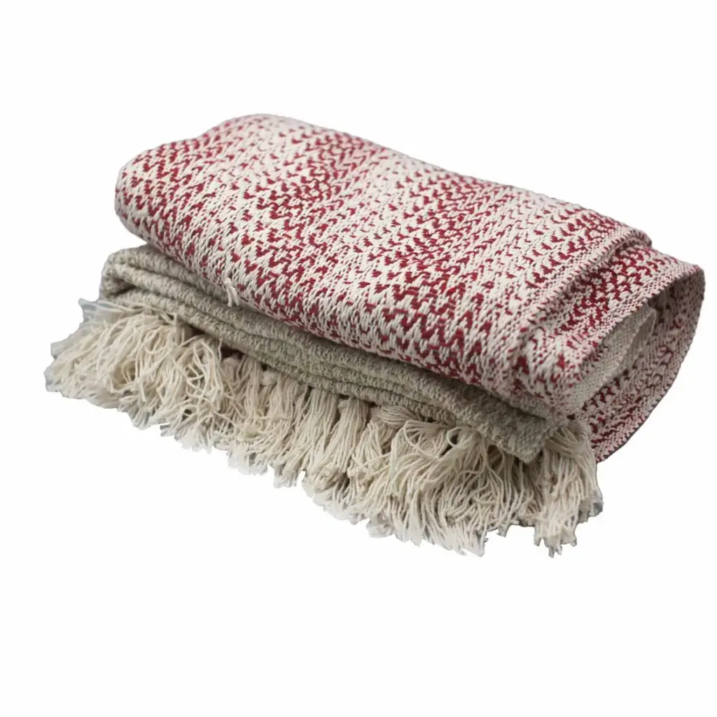 Boho Comfort Throws – Ruby Two Tone | www.artisangoods.co.uk 5