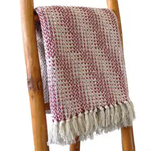Boho Comfort Throws – Ruby Two Tone | www.artisangoods.co.uk 1