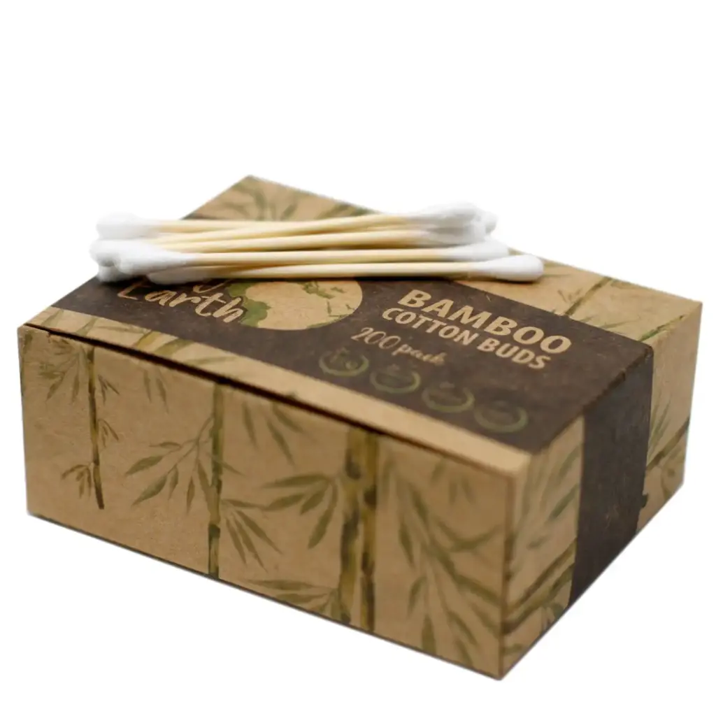 Box of 200 Bamboo Cotton Buds | www.artisangoods.co.uk