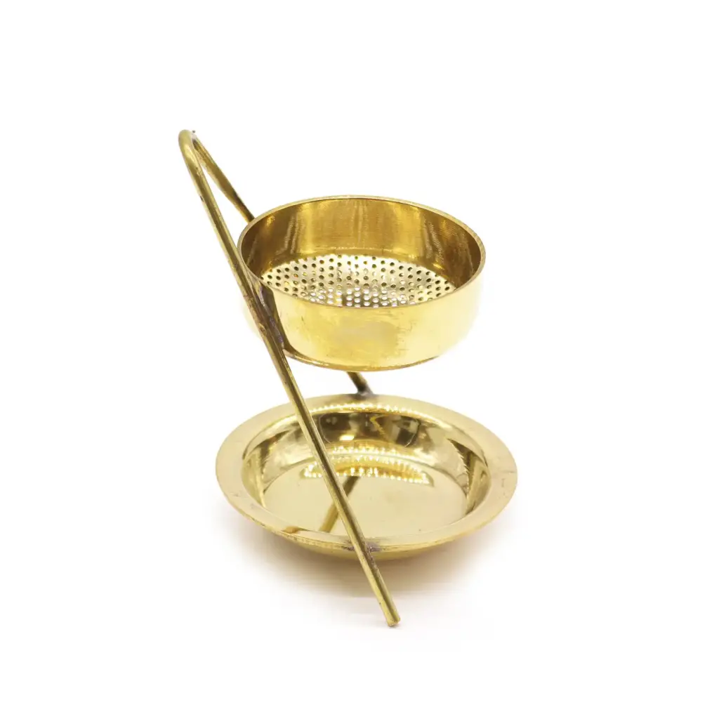 Brass Resin Incense Warmer – Fixed | www.artisangoods.co.uk