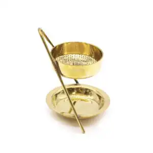Brass Resin Incense Warmer – Fixed | www.artisangoods.co.uk 1
