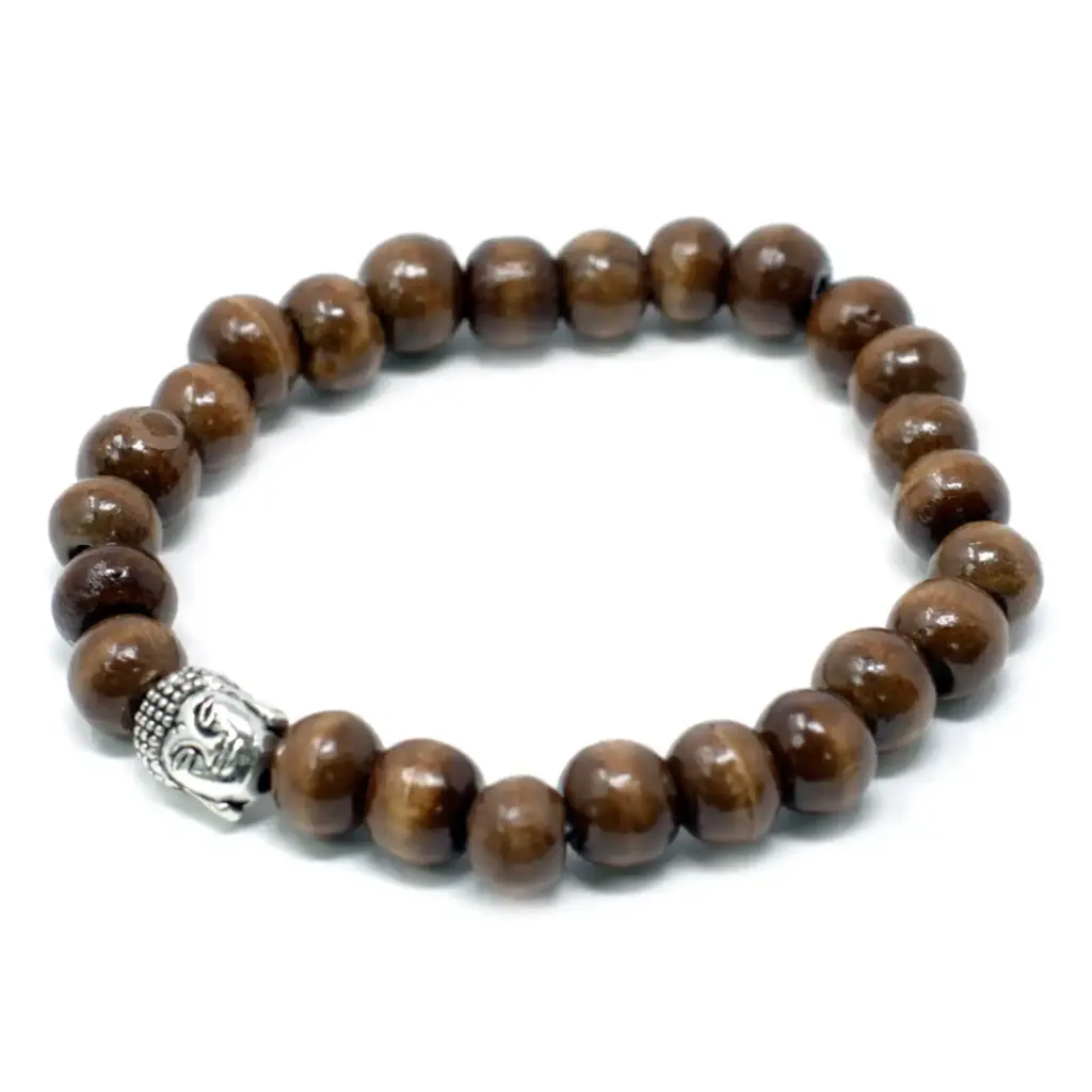 Brown Beads & Buddah Bangle | www.artisangoods.co.uk Brown Beads & Buddah Bangle | www.artisangoods.co.uk