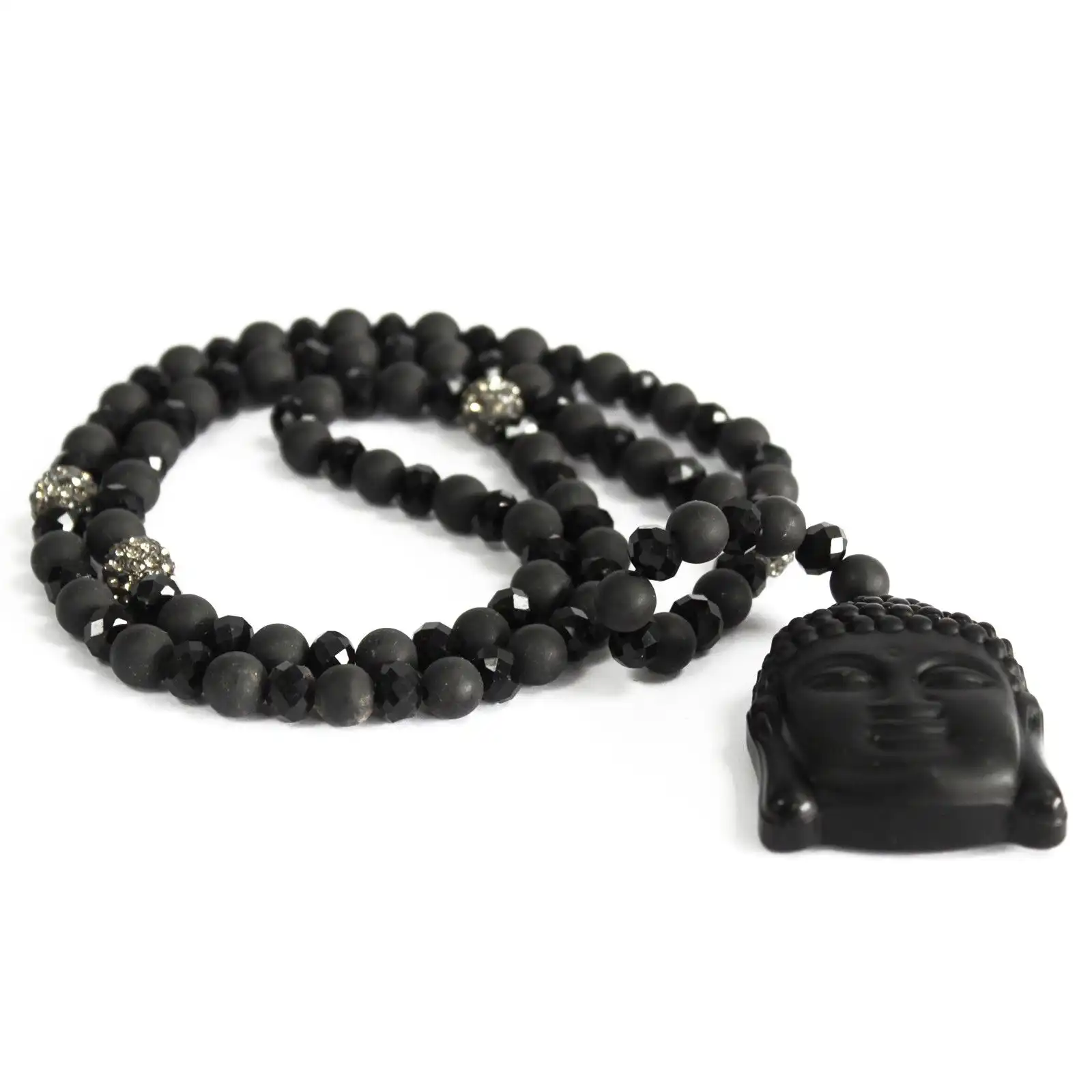 Buddha / Black Stone – Gemstone Necklace | www.artisangoods.co.uk 3 Buddha / Black Stone – Gemstone Necklace | www.artisangoods.co.uk 2