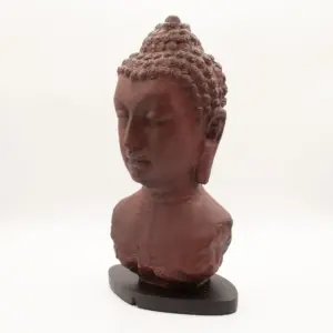 Buddha Bust Lamp Molton Lava - Oval stand