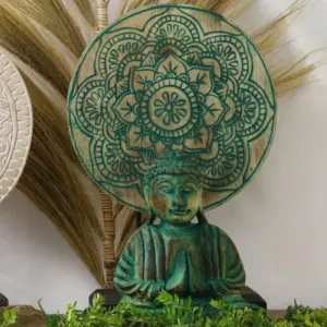 Buddha Feng Shui Set – Buddha Knot – Green | www.artisangoods.co.uk 5