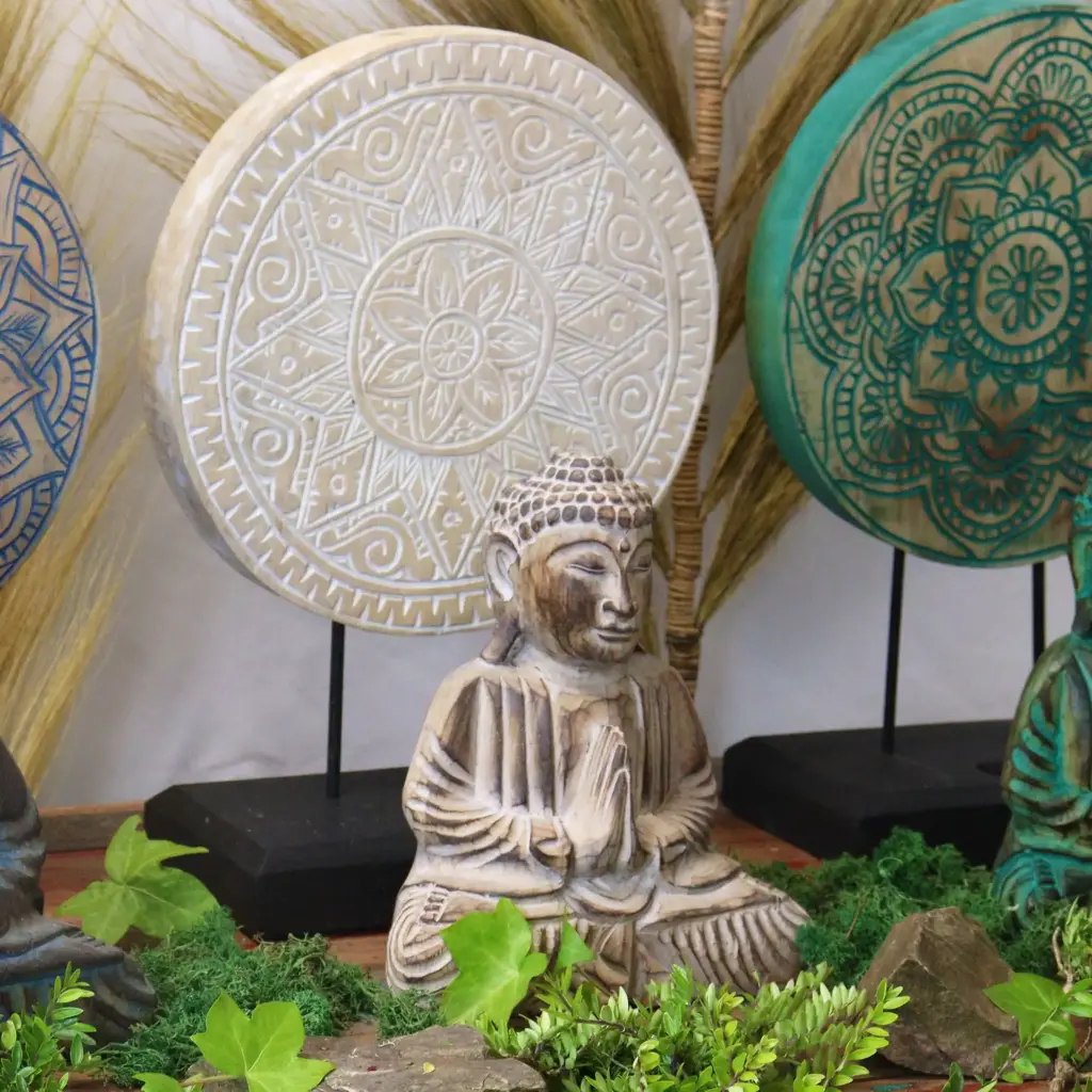 Buddha Feng Shui Set – Classic Mandala – Natural | www.artisangoods.co.uk 6