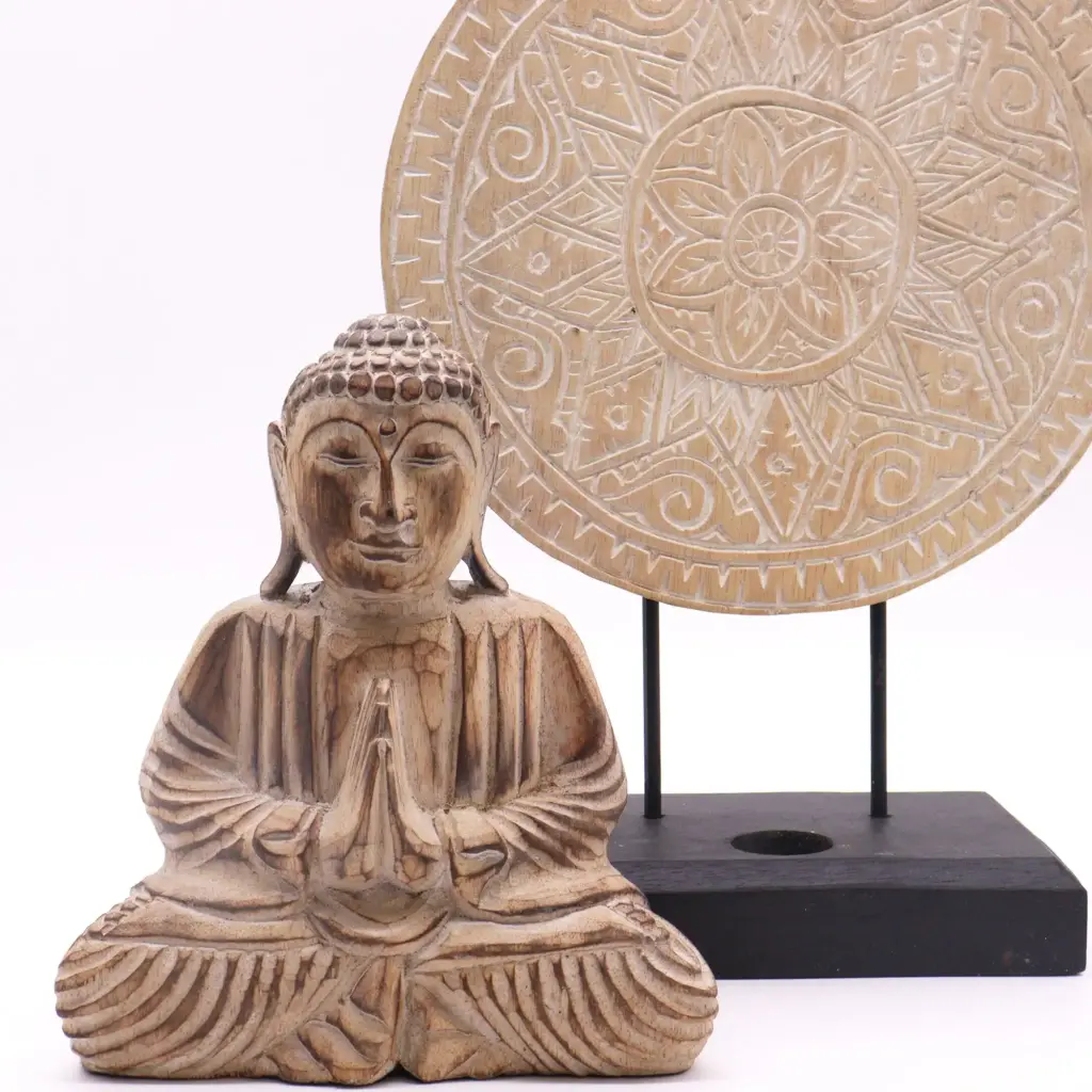 Buddha Feng Shui Set – Classic Mandala – Natural | www.artisangoods.co.uk 3