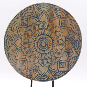 Buddha Feng Shui Set – Flower Mandala – Blue | www.artisangoods.co.uk 6
