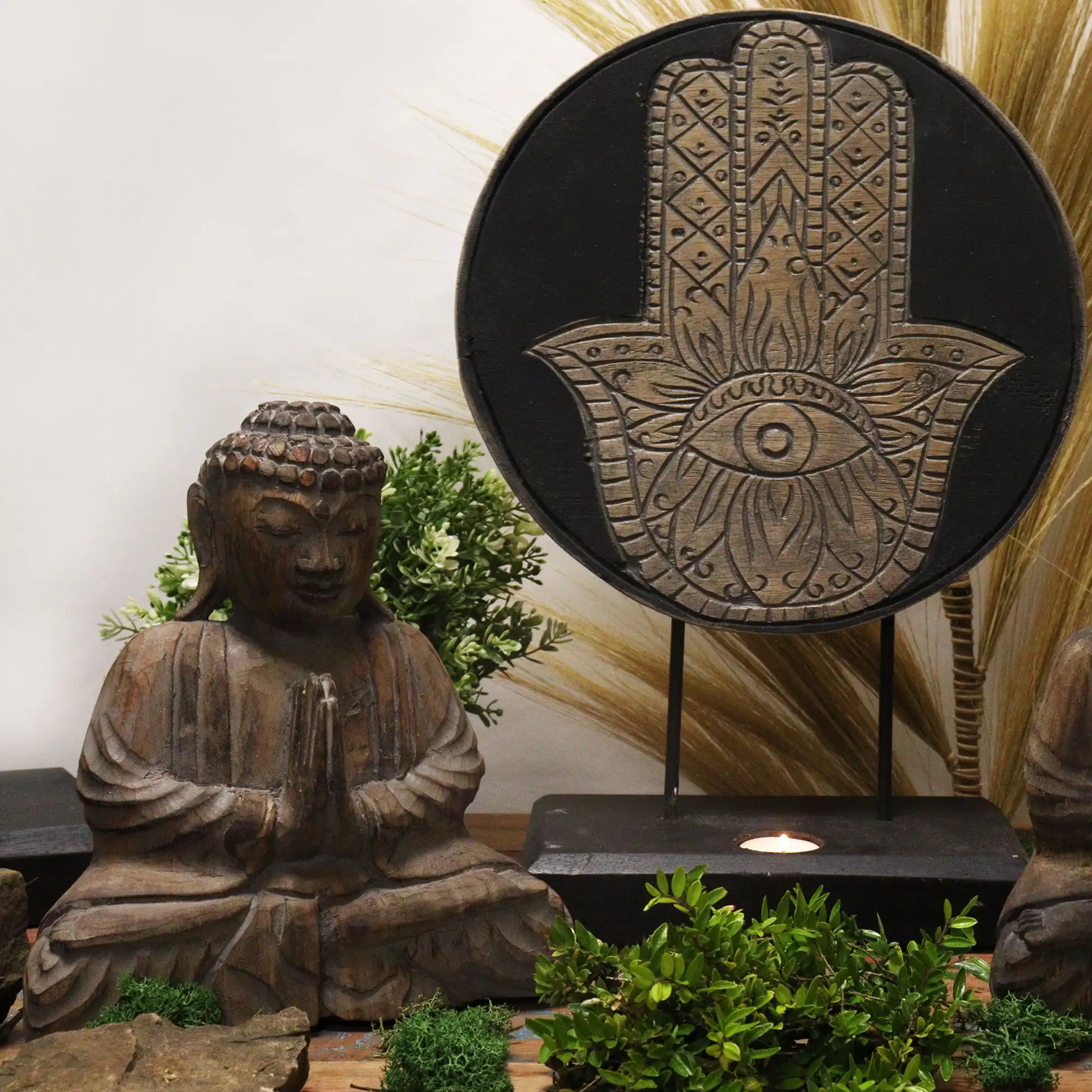 Buddha Feng Shui Set – Hamsa – Grey | www.artisangoods.co.uk 8 Buddha Feng Shui Set – Hamsa – Grey | www.artisangoods.co.uk 7