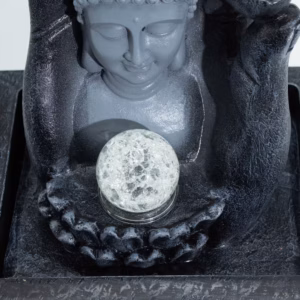 Buddha Hand & Head Tabletop Water Feature (20x25x35cm) | www.artisangoods.co.uk 4