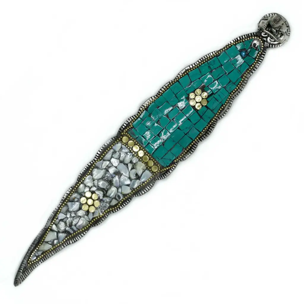 Buddha Long Leaf Tibetan Decor Incense Holder | www.artisangoods.co.uk