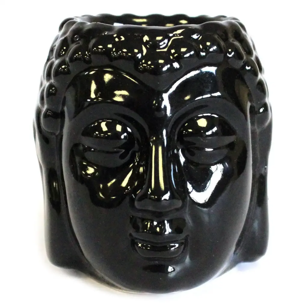 Buddha Oil Burner – Black | www.artisangoods.co.uk
