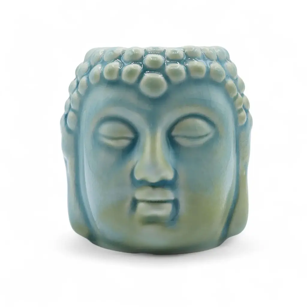 Buddha Oil Burner – Blue | www.artisangoods.co.uk