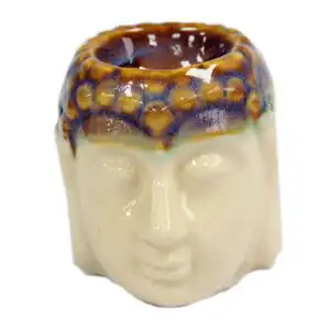 Buddha Oil Burner – Ivory & Mint | www.artisangoods.co.uk 1