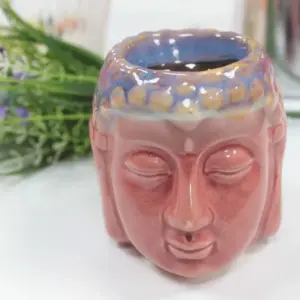 Buddha Oil Burner – Rose & Teal | www.artisangoods.co.uk 2