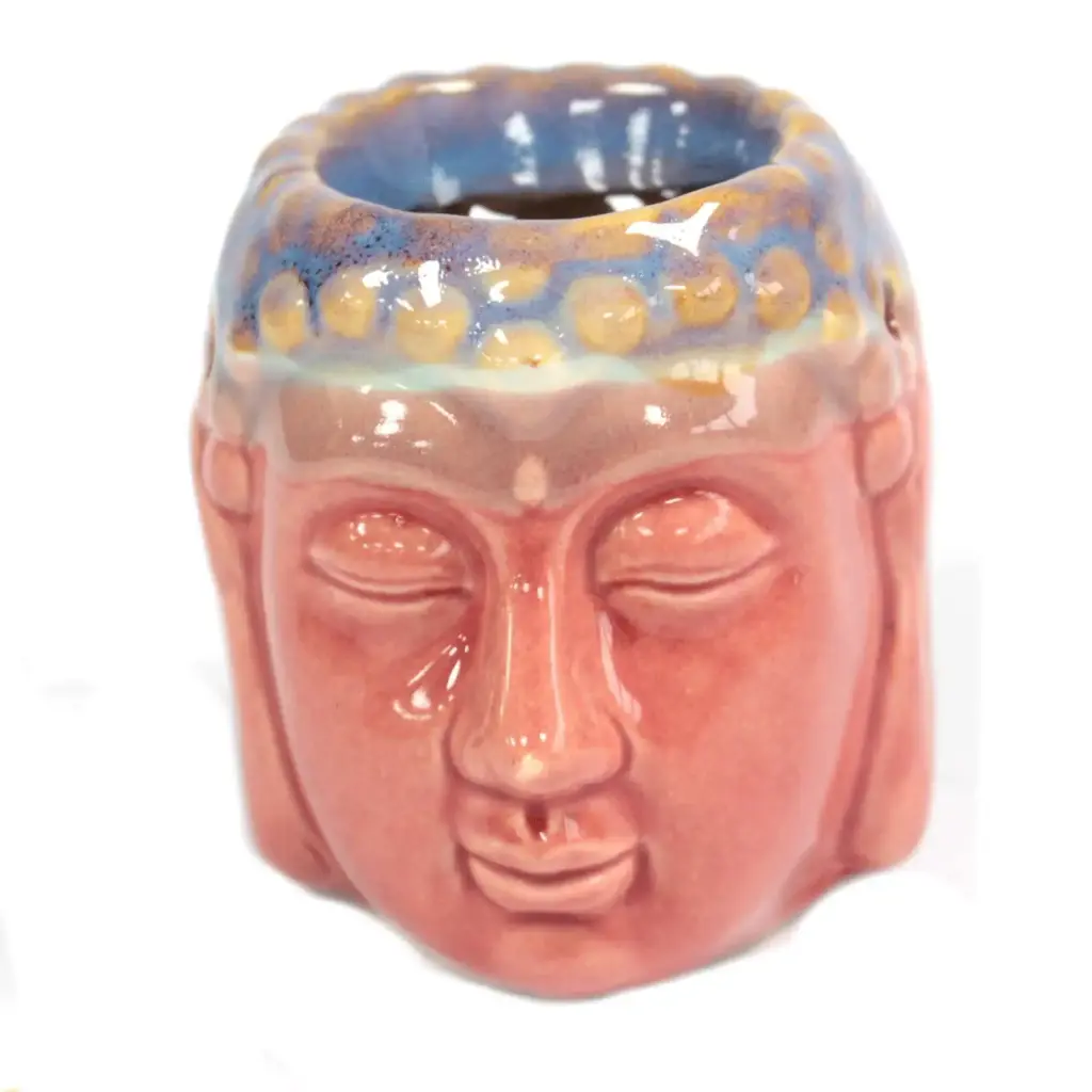 Buddha Oil Burner – Rose & Teal | www.artisangoods.co.uk