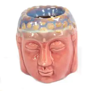 Buddha Oil Burner – Rose & Teal | www.artisangoods.co.uk 1