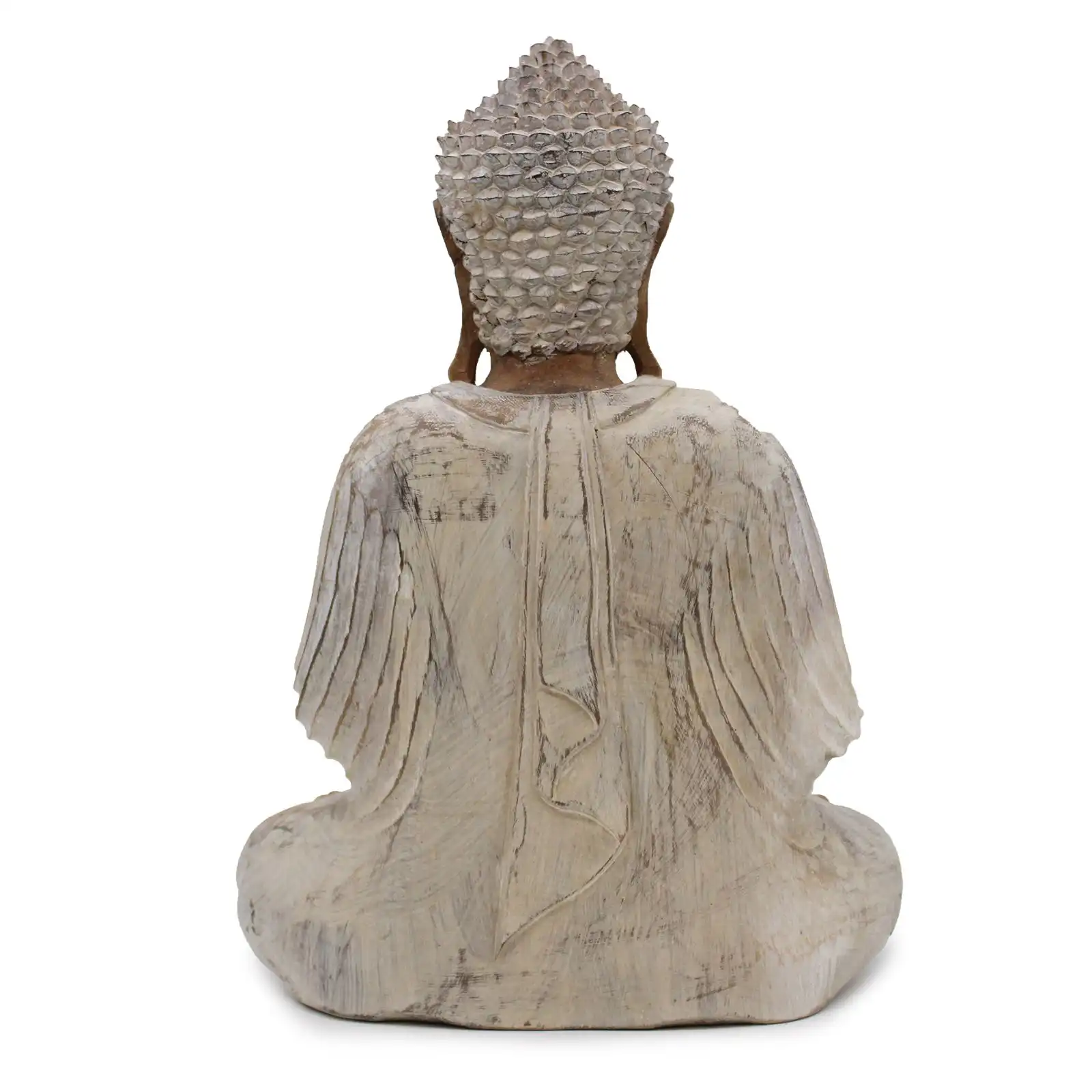 Buddha Statue Whitewash – 40cm Teaching Transmission | www.artisangoods.co.uk 5 Buddha Statue Whitewash – 40cm Teaching Transmission | www.artisangoods.co.uk 4