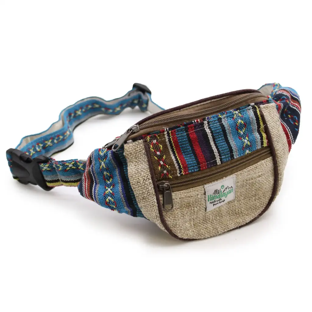 Bum Bag – Hemp & Cotton (assorted) | www.artisangoods.co.uk 3