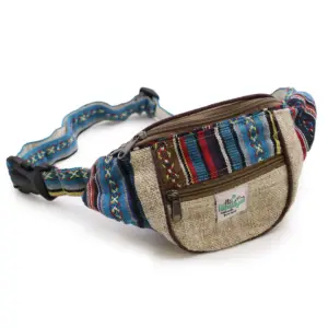 Bum Bag – Hemp & Cotton (assorted) | www.artisangoods.co.uk 3
