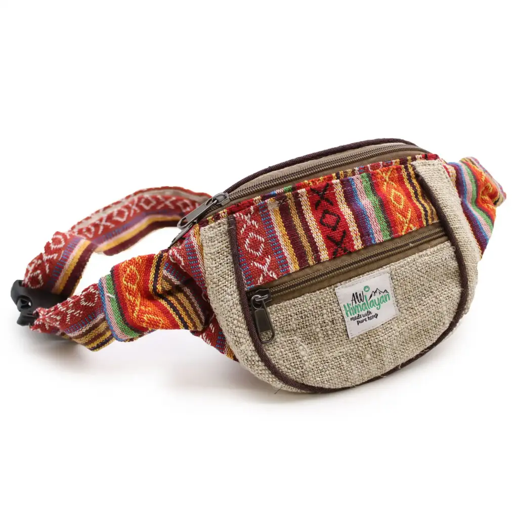Bum Bag – Hemp & Cotton (assorted) | www.artisangoods.co.uk