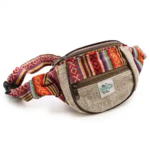 Bum Bag – Hemp & Cotton (assorted) | www.artisangoods.co.uk 1