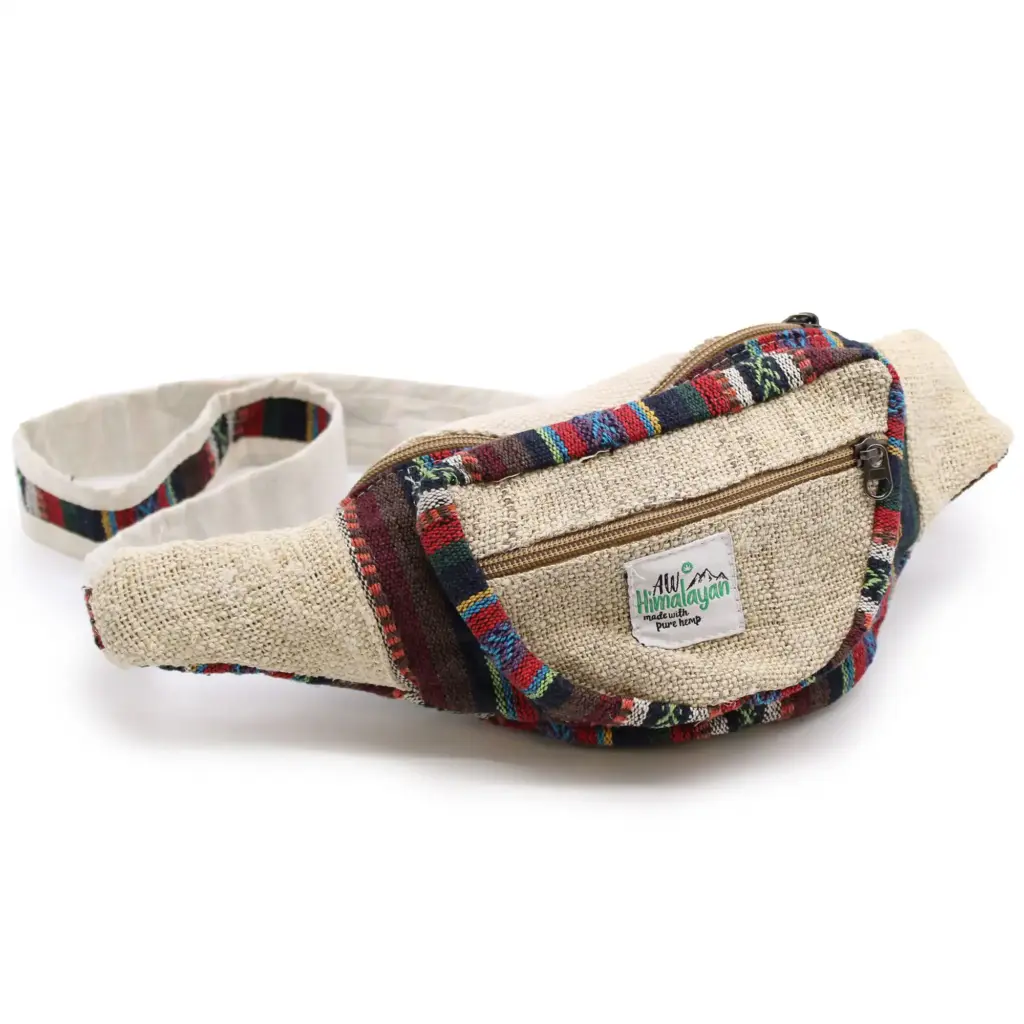 Bum Bag – Hemp & Cotton (asst) | www.artisangoods.co.uk