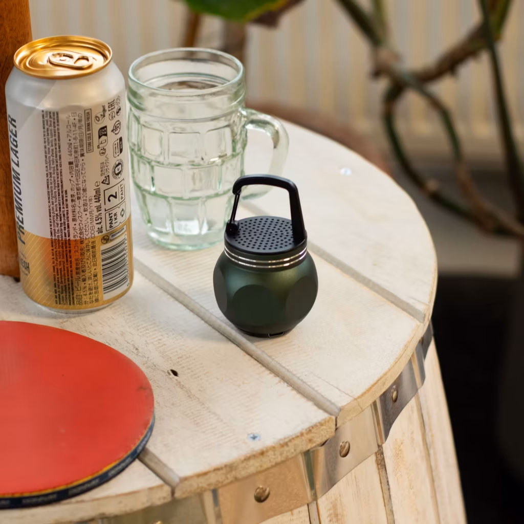 Camping Hook Green Mini Speaker | www.artisangoods.co.uk 6