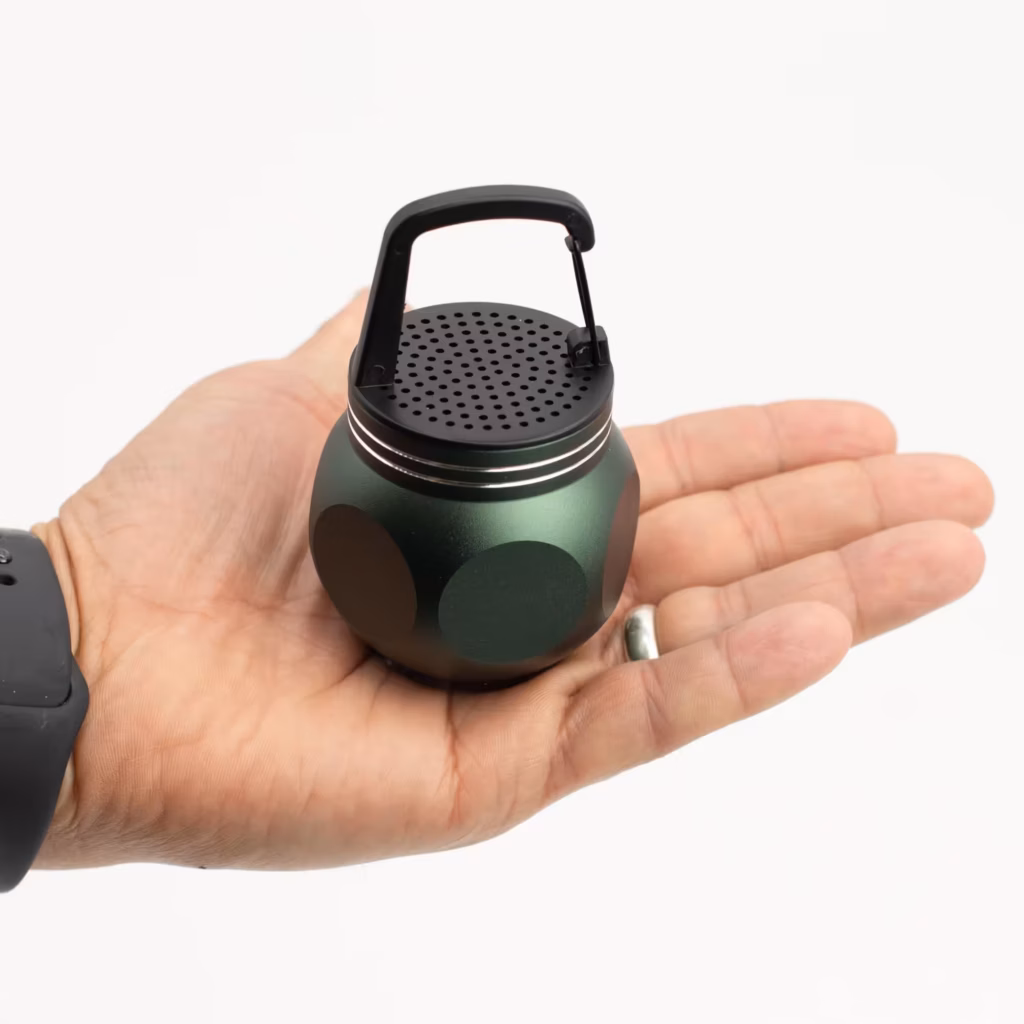 Camping Hook Green Mini Speaker | www.artisangoods.co.uk 3