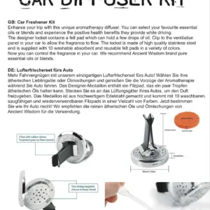 Car Diffuser Kit – Angel Wings – 30mm | www.artisangoods.co.uk 7
