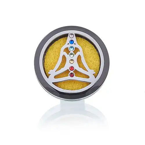 Car Diffuser Kit – Pewter Yoga Chakra – 30mm | www.artisangoods.co.uk 4 Car Diffuser Kit – Pewter Yoga Chakra – 30mm | www.artisangoods.co.uk 3