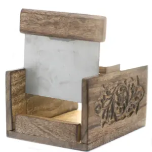 Carved Mango Wood Cutter For Soap Loaves | www.artisangoods.co.uk 2
