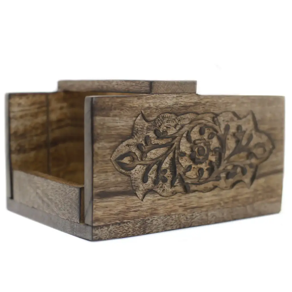 Carved Mango Wood Cutter For Soap Loaves | www.artisangoods.co.uk 3