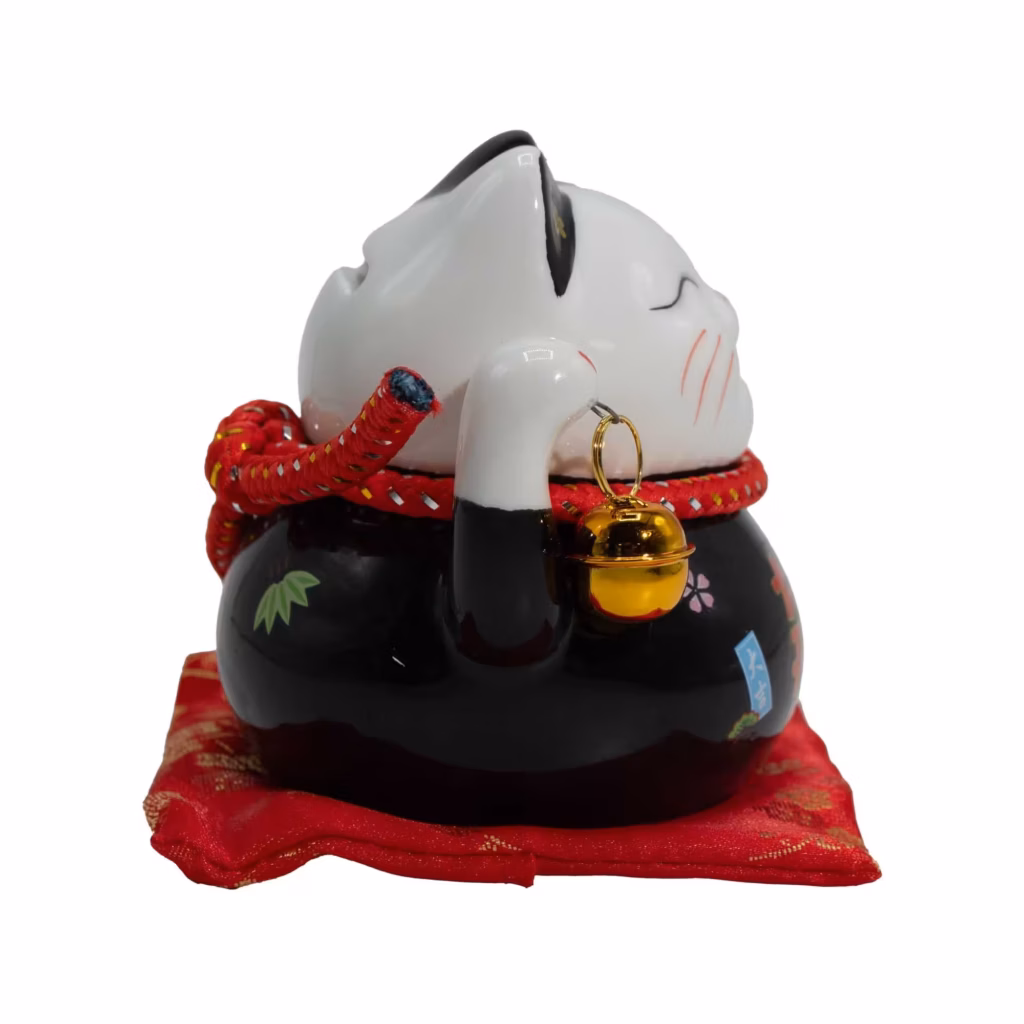 Ceramic Money Cat Bank – Black on Cushion | www.artisangoods.co.uk 3 Ceramic Money Cat Bank – Black on Cushion | www.artisangoods.co.uk 3