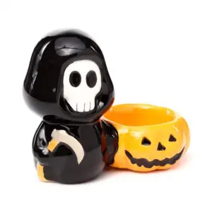 Ceramic Skull Boy Tea Light Candle Holder | www.artisangoods.co.uk 2