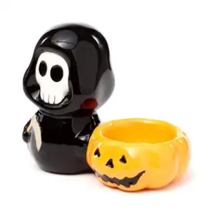 Ceramic Skull Boy Tea Light Candle Holder | www.artisangoods.co.uk 3