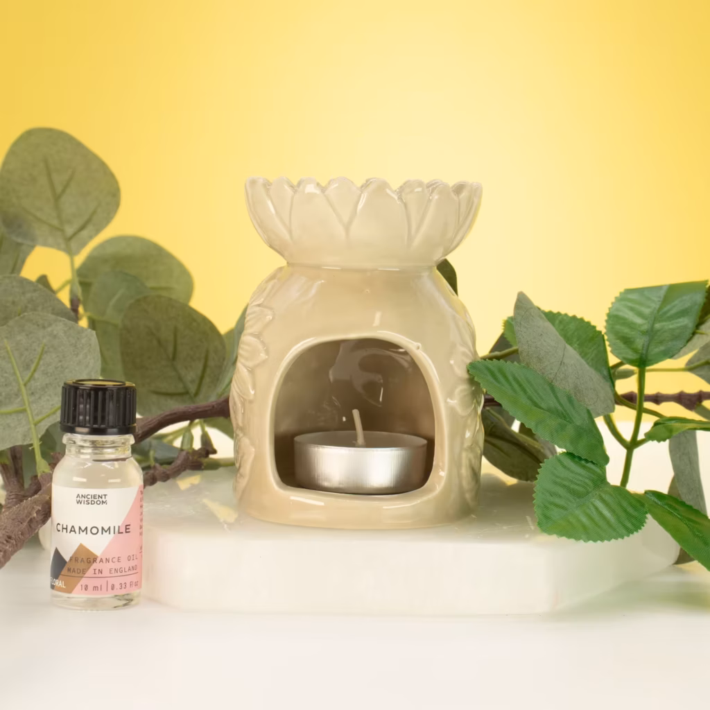 Ceramic Sunflower Oil Burner – Pastel Beige | www.artisangoods.co.uk 2 Ceramic Sunflower Oil Burner – Pastel Beige | www.artisangoods.co.uk 2