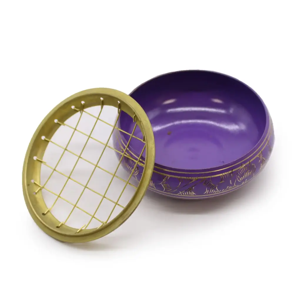 Chakra Charcoal Incense Jar – Crown | www.artisangoods.co.uk 3