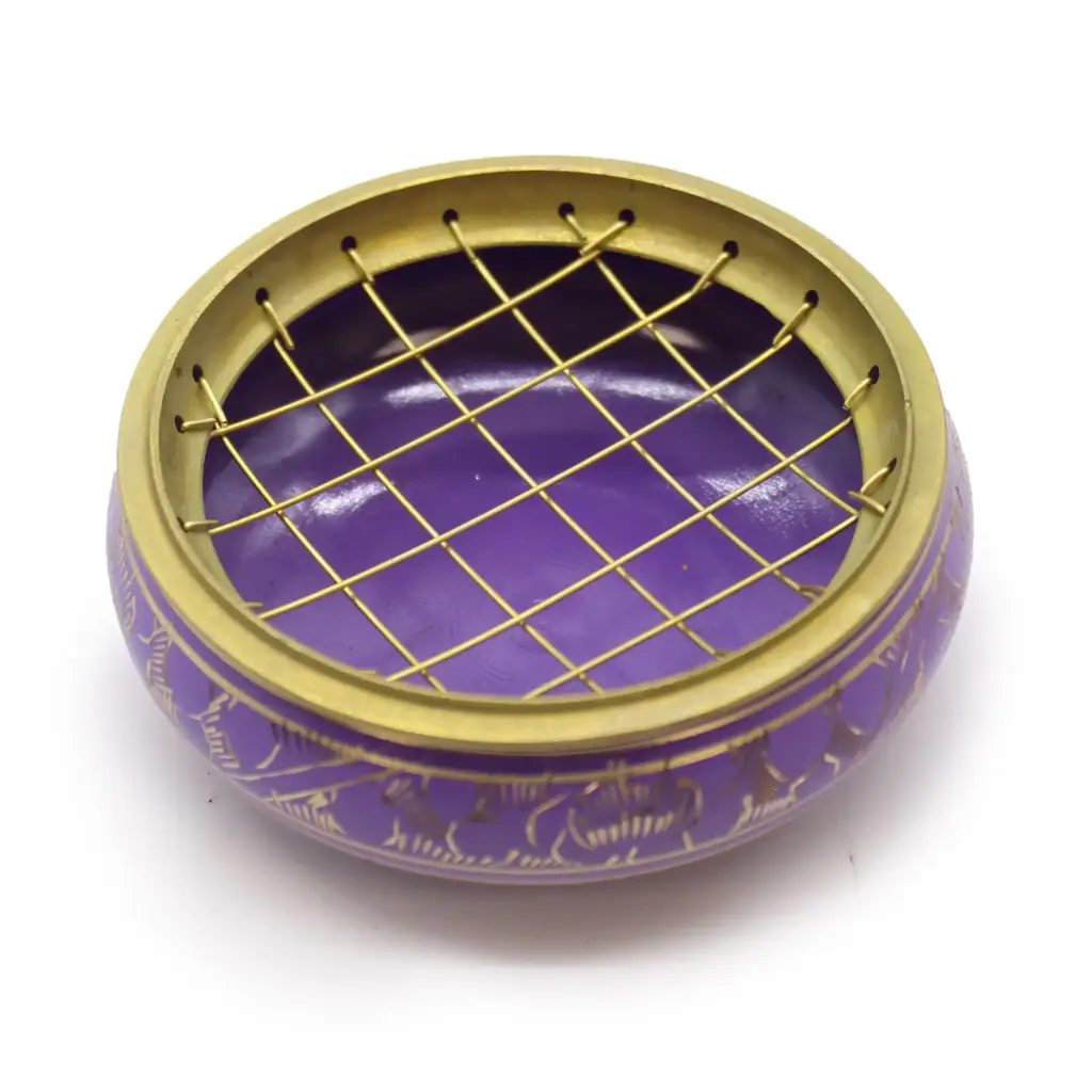 Chakra Charcoal Incense Jar – Crown | www.artisangoods.co.uk 2