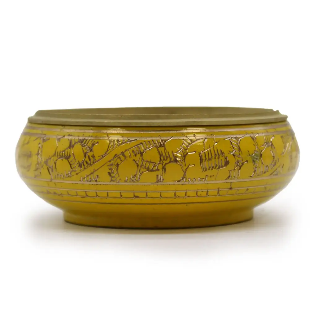 Chakra Charcoal Incense Jar – Solar Plexus | www.artisangoods.co.uk