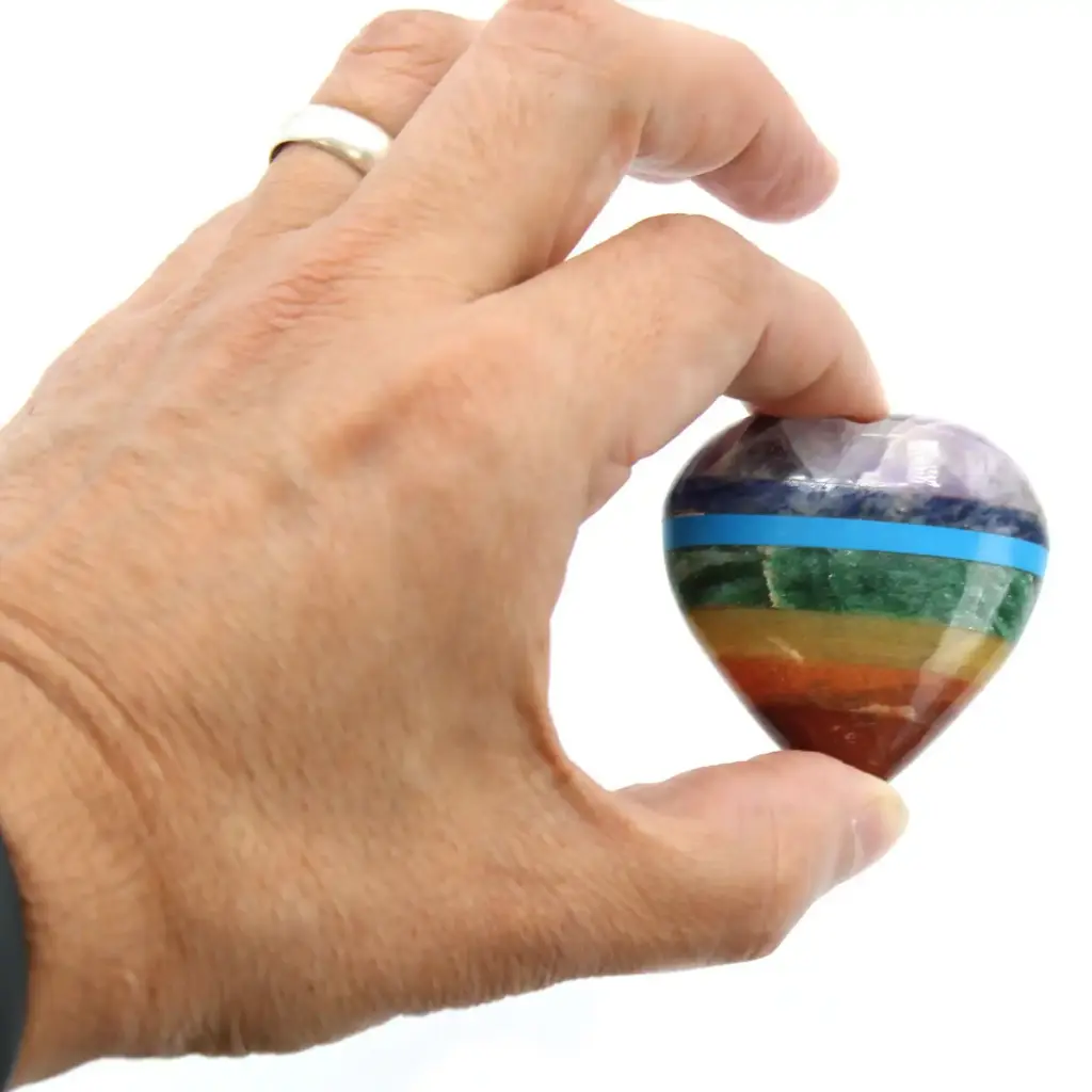 Chakra Hearts 45-60mm | www.artisangoods.co.uk 3 Chakra Hearts 45-60mm | www.artisangoods.co.uk 3