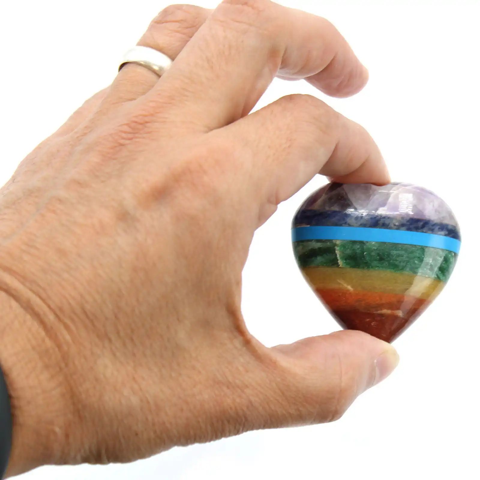 Chakra Hearts 45-60mm | www.artisangoods.co.uk 4 Chakra Hearts 45-60mm | www.artisangoods.co.uk 3