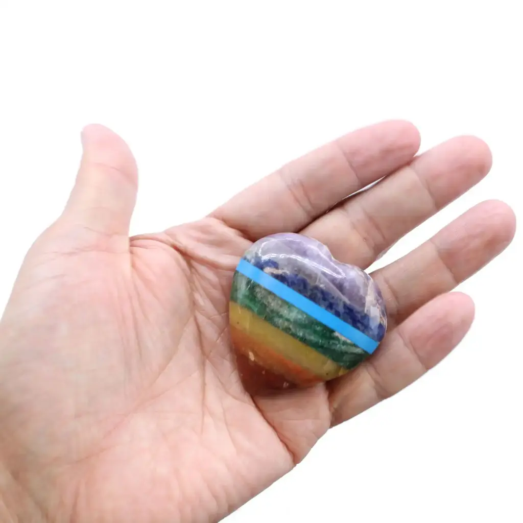 Chakra Hearts 45-60mm | www.artisangoods.co.uk 4 Chakra Hearts 45-60mm | www.artisangoods.co.uk 4