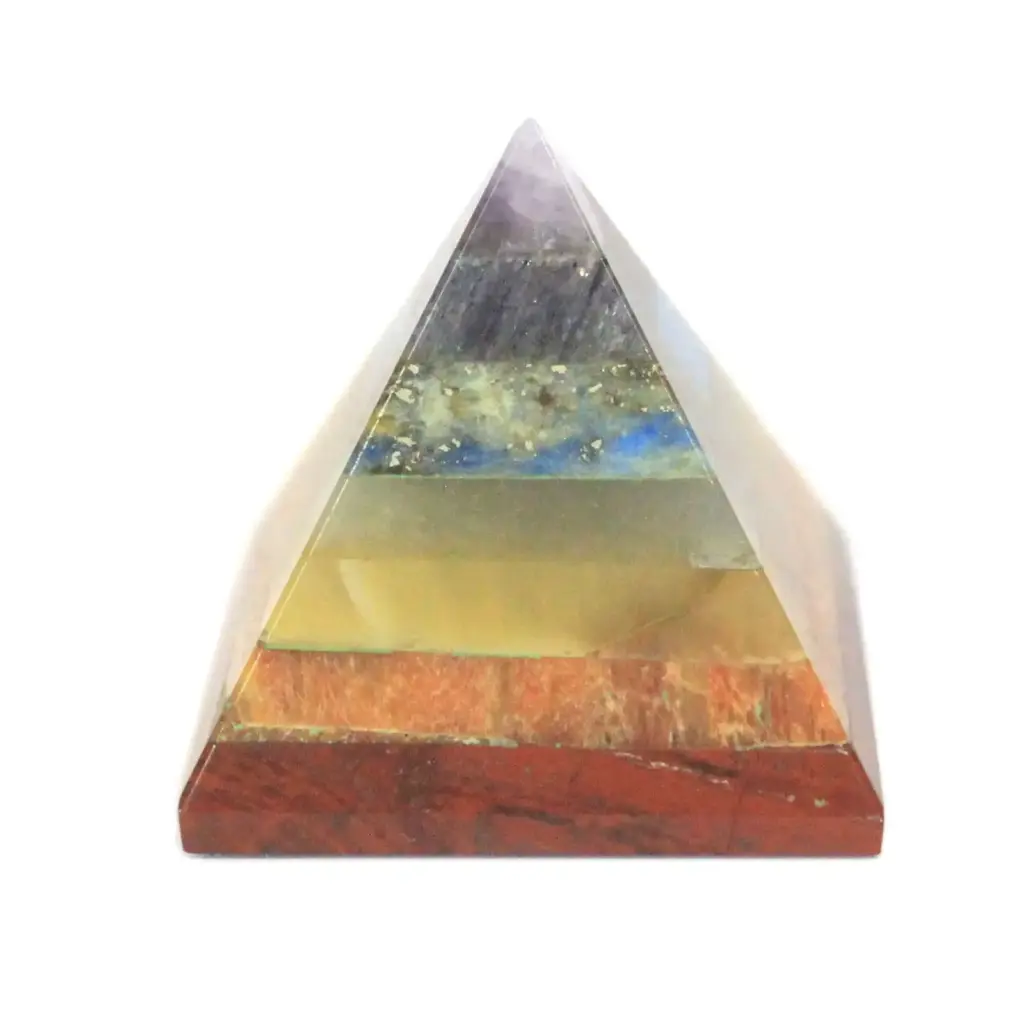 Chakra Pyramid 30-35mm | www.artisangoods.co.uk Chakra Pyramid 30-35mm | www.artisangoods.co.uk