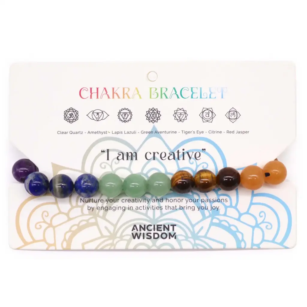 Chakra String Bracelet – 21 Stones | www.artisangoods.co.uk 2 Chakra String Bracelet – 21 Stones | www.artisangoods.co.uk 2