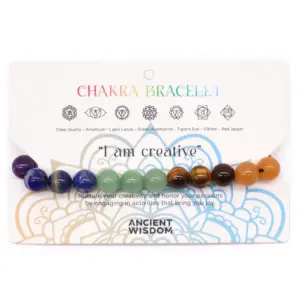 Chakra String Bracelet – 21 Stones | www.artisangoods.co.uk 2
