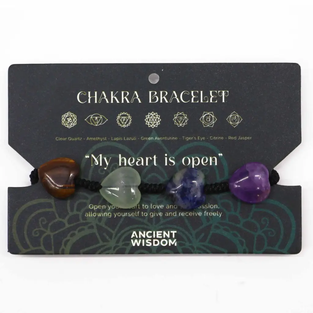 Chakra String Bracelet – Hearts | www.artisangoods.co.uk 2