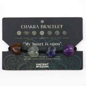 Chakra String Bracelet – Hearts | www.artisangoods.co.uk 2